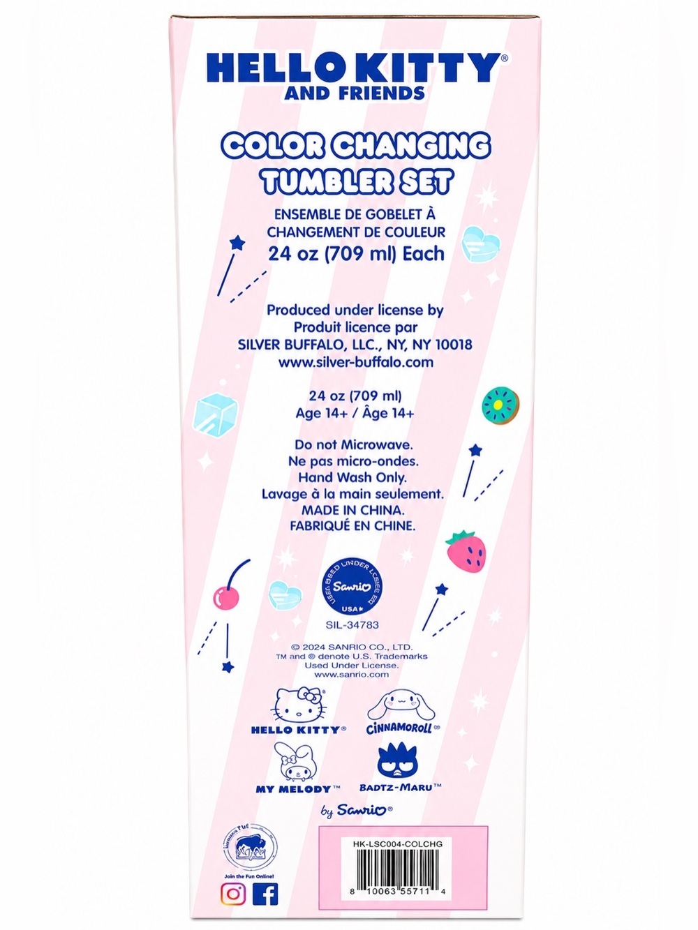 Hello Kitty Color Changing Tumbler Set - Picture 4 of 4